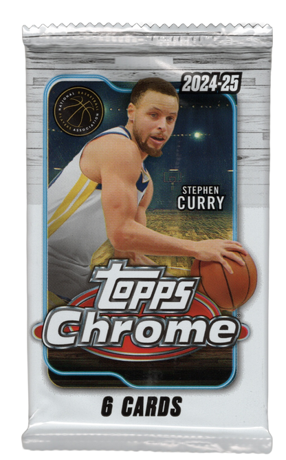2024-25 Topps Chrome Basketball Monster Box Pack (6 Cards)