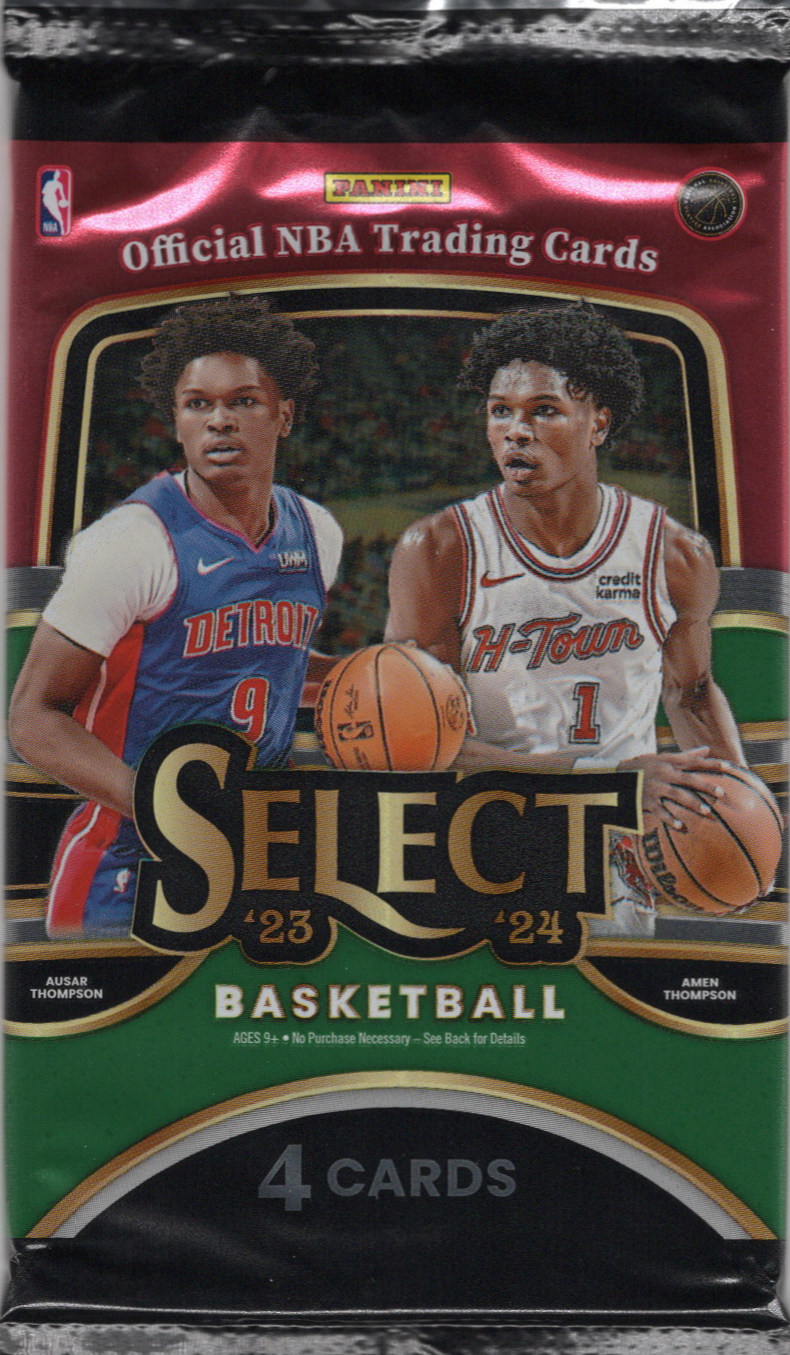 2023-24 Panini Select Basketball Mega Box Pack (4 Cards)