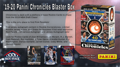 2019-20 Panini Chronicles Basketball Blaster Box (8 Packs)