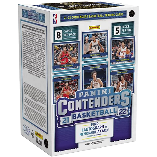 2021-22 Panini Contenders Basketball Blaster Box (6 Packs)