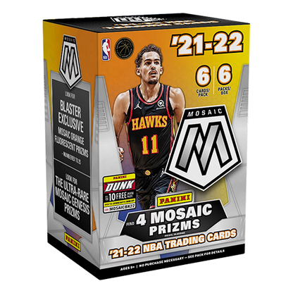 2021-22 Panini Mosaic Basketball Blaster Box (6 Packs)