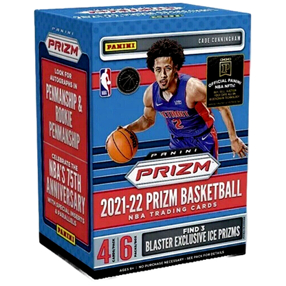 2021-22 Panini Prizm Basketball Blaster Box (6 Packs)