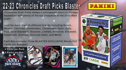 2022-23 Panini Chronicles Draft Picks Basketball Blaster Box (5 Packs)