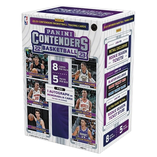 2022-23 Panini Contenders Basketball Blaster Box (5 Packs)