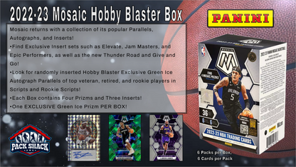 2022-23 Panini Mosaic Basketball Blaster Box (6 Packs)