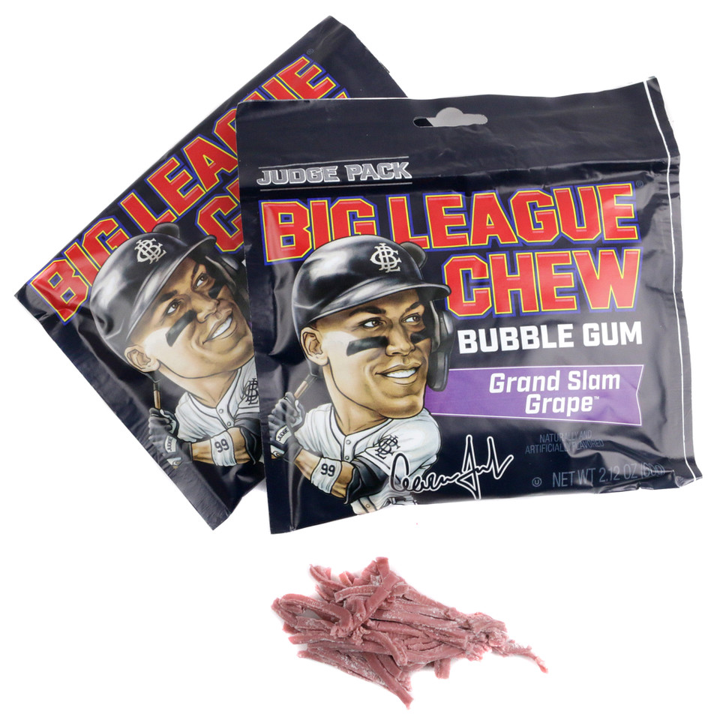 Big League Chew - Aaron Judge Ground Ball Grape - 2.12oz Pack