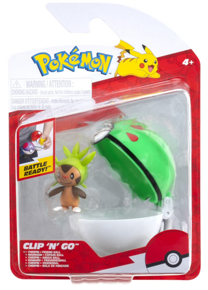 Pokemon Clip N Go: 2-Inch Battle Figure & Poke Ball