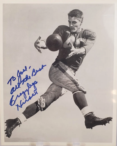 Elroy "Crazy Legs"  Hirsch Los Angeles Rams NFL Autographed 8x10 - TOP PIX