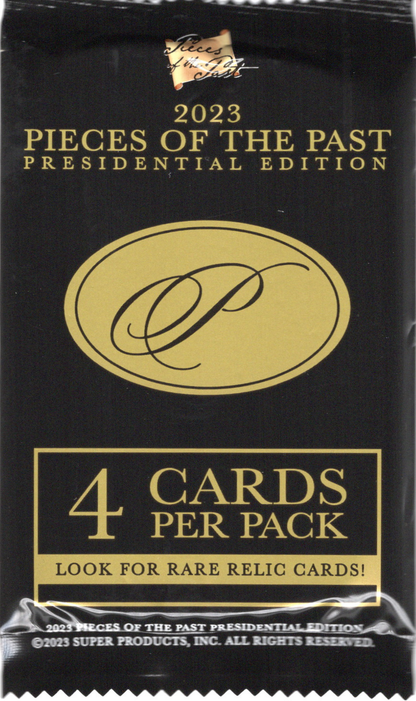 2023 Pieces of the Past Presidential Edition Pack (4 Cards)