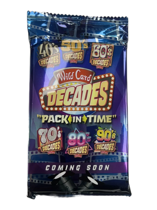 2024 Wild Card Decades "Pack in Time" National NCSS Coming Soon Preview Pack (1 Card)