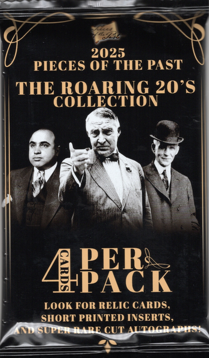 2025 Pieces of the Past Roaring 20s Hobby Pack (4 Cards)