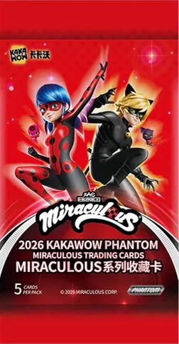 2026 Kakawow Phantom MIRACULOUS Hobby Pack (5 Cards)