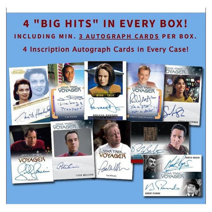 2026 Star Trek Voyager Archives & Inscriptions Hobby Pack (5 Cards)
