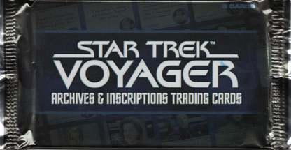 2026 Star Trek Voyager Archives & Inscriptions Hobby Pack (5 Cards)