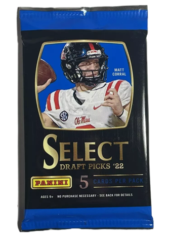 2022 Panini Select Draft Picks Football Blaster Pack (5 Cards)