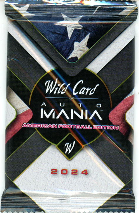 2024 Wild Card Auto Mania American Football Edition (1 Card)