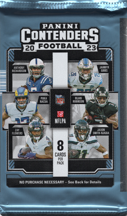 2023 Panini Contenders Football Hobby Blaster Box (5 Packs)