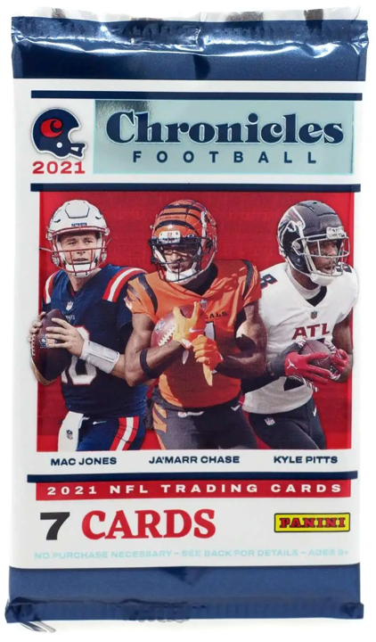 2021 Panini Chronicles Football Blaster Pack (7 Cards)