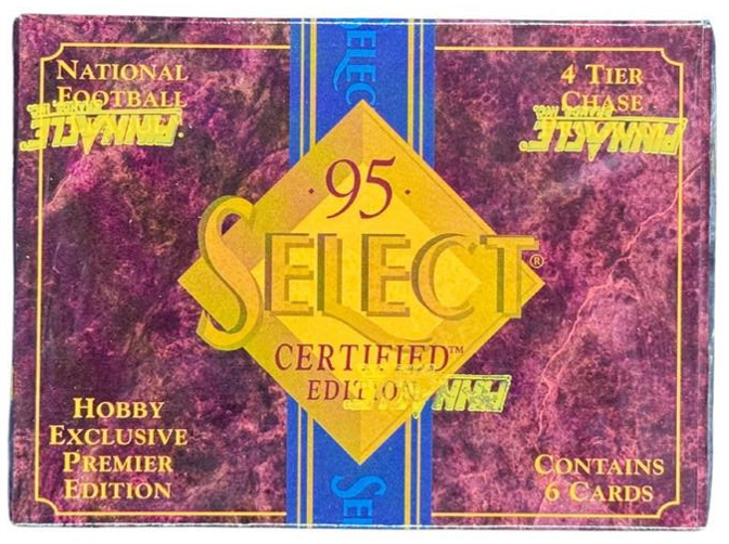 1995 Select Certified Edition Football Hobby Pack (6 Cards)