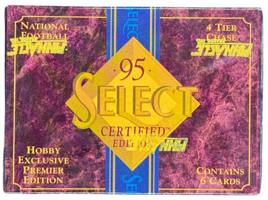 1995 Select Certified Edition Football Hobby Pack (6 Cards)