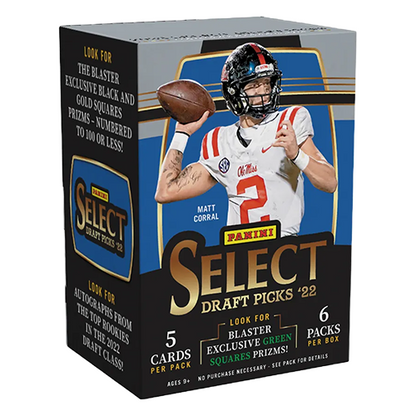 2022 Panini Select Draft Picks Football Blaster Box (6 Packs)