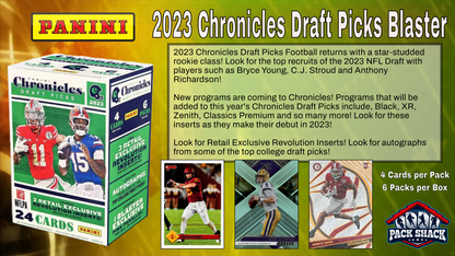 2023 Panini Chronicles Draft Picks Football Blaster Box (6 Packs)