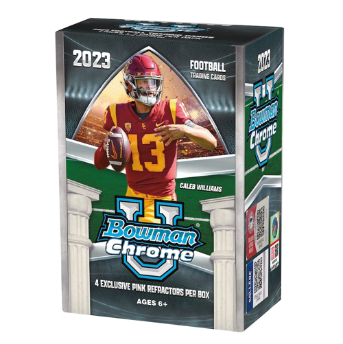 2023 Bowman Chrome U Football Value Box (7 Packs)