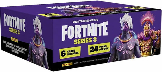2021 Panini Fortnite Series 3 Trading Cards Hobby Box - 24 Packs