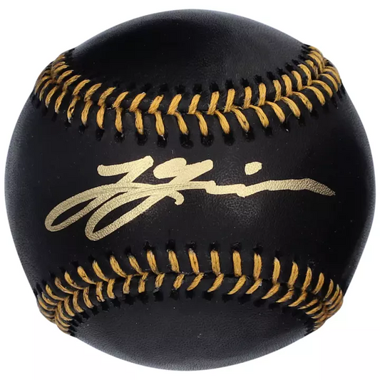 Lucas Giolito Autographed Black Leather Baseball - FANATICS Authentic