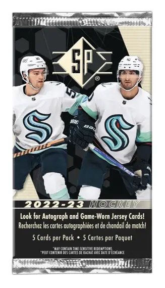 2022-23 Upper Deck SP Hockey Blaster Box (8 Packs)