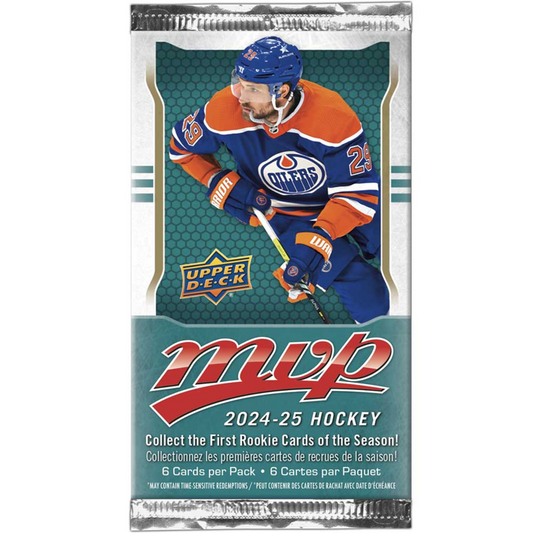 2024-25 Upper Deck MVP Hockey Retail Pack (6 Cards)