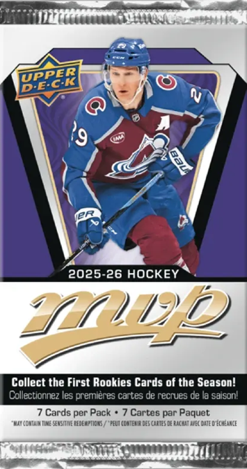2025-26 Upper Deck MVP Hockey Retail Pack (7 Cards)