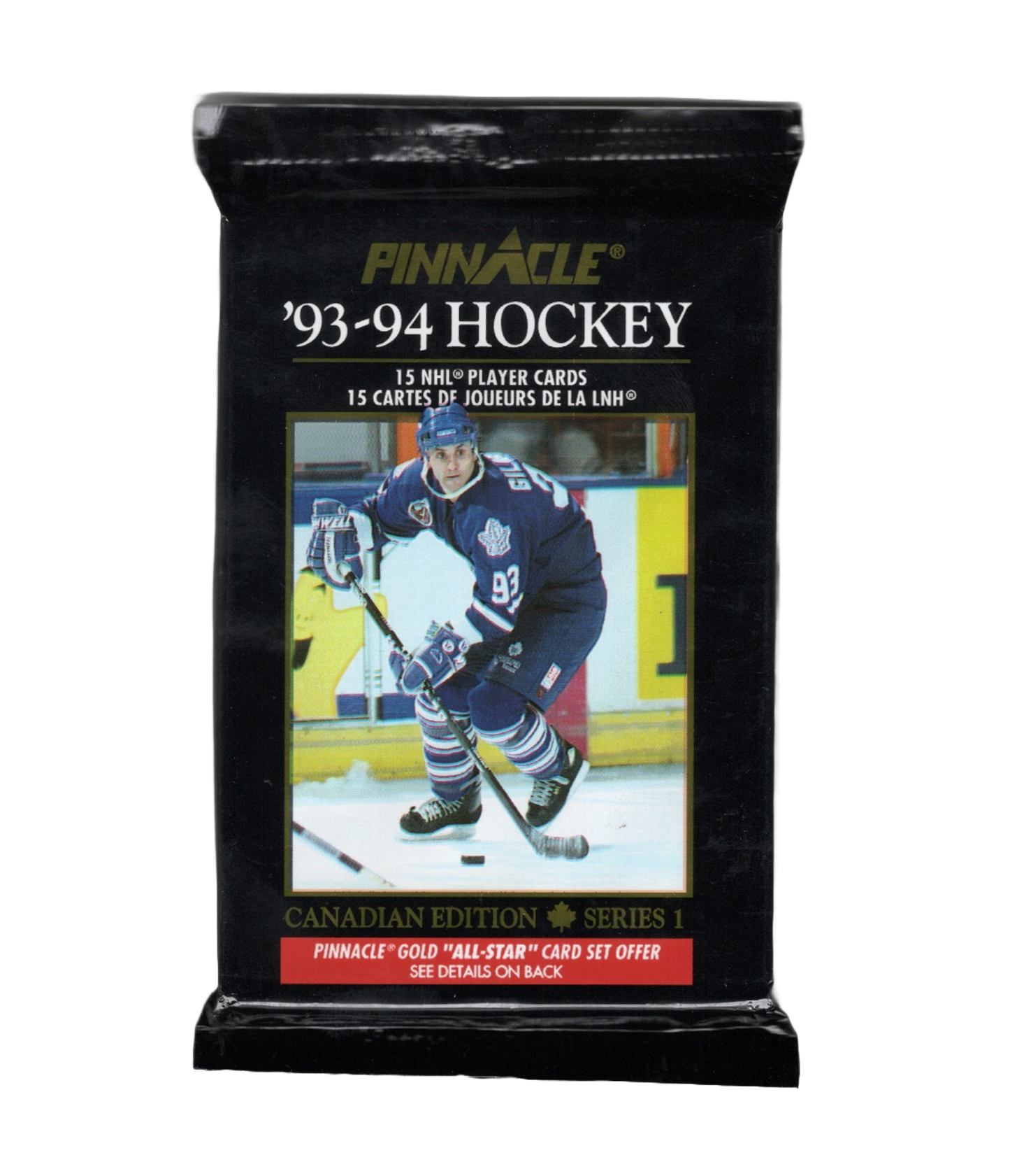 1993-94 Pinnacle Series 1 Canadian Edition Hockey Pack (15 Cards)