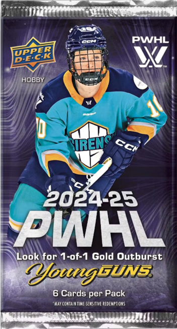 2024-25 Upper Deck PWHL Hockey Hobby Pack (6 Cards)