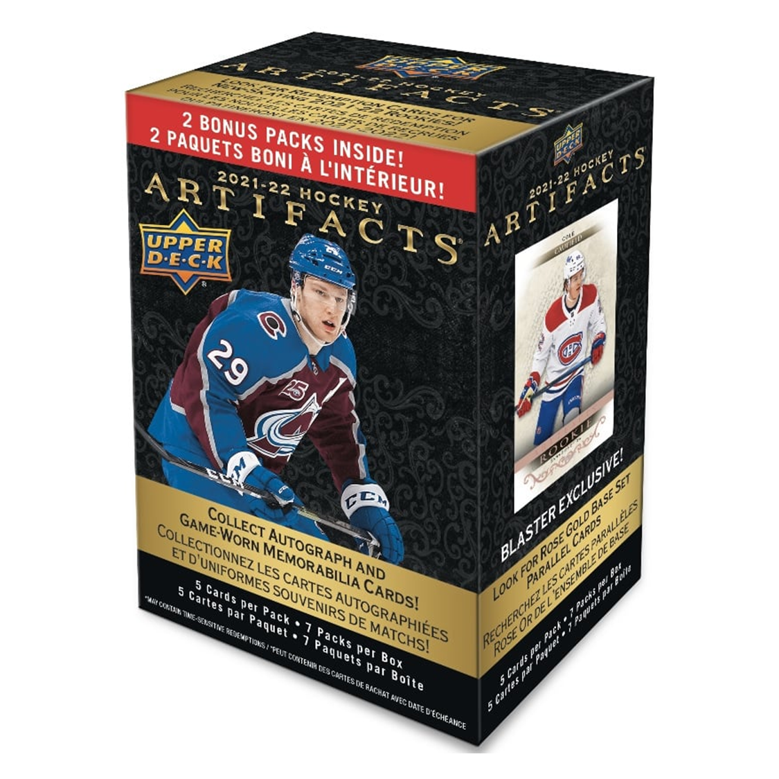 2021-22 Upper Deck Artifacts Hockey Blaster Box (5 Packs)