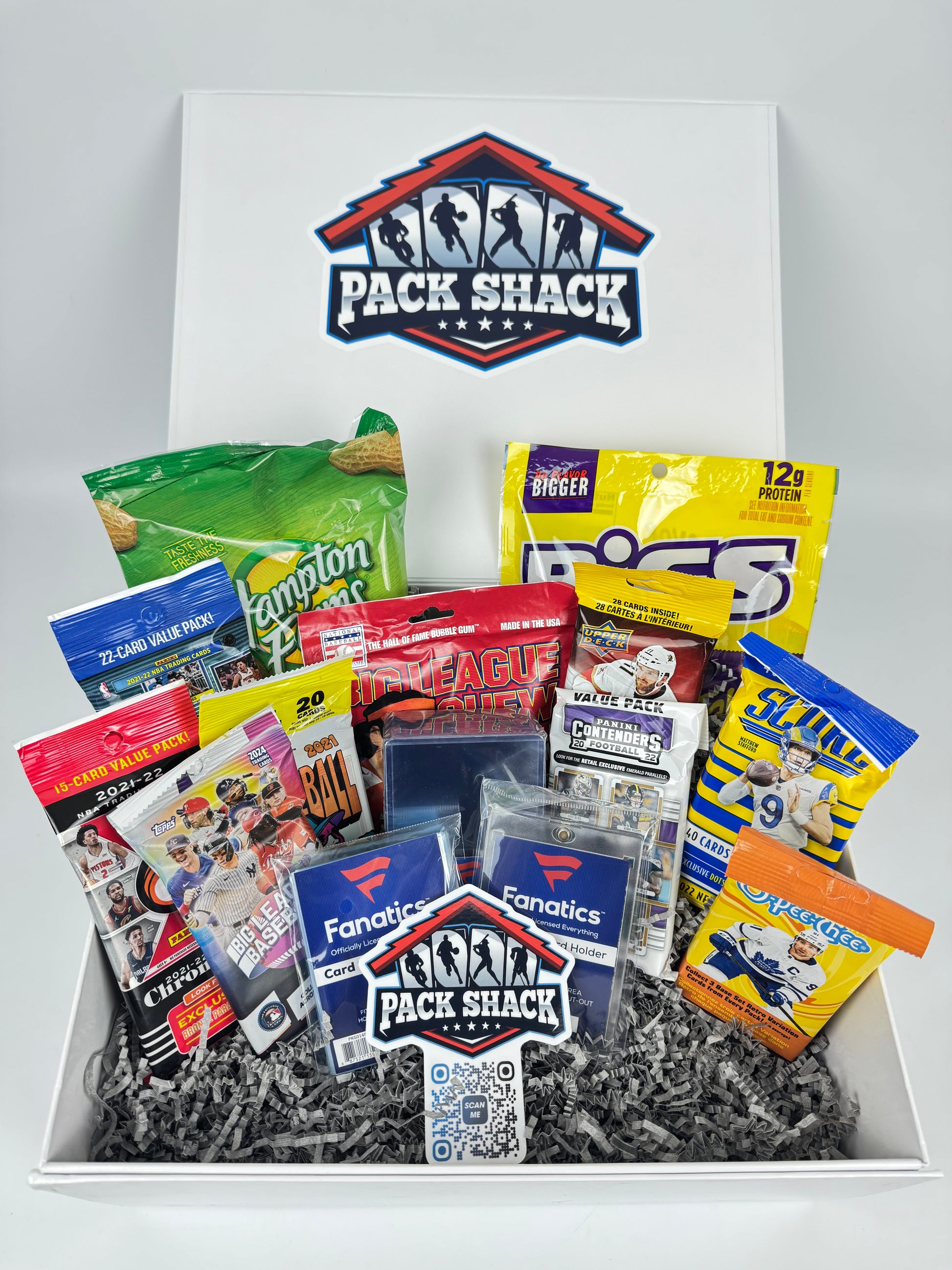 Shack Pack Coin PACKS & SNACKS: Sports Cards Gift Box – Pack Shack