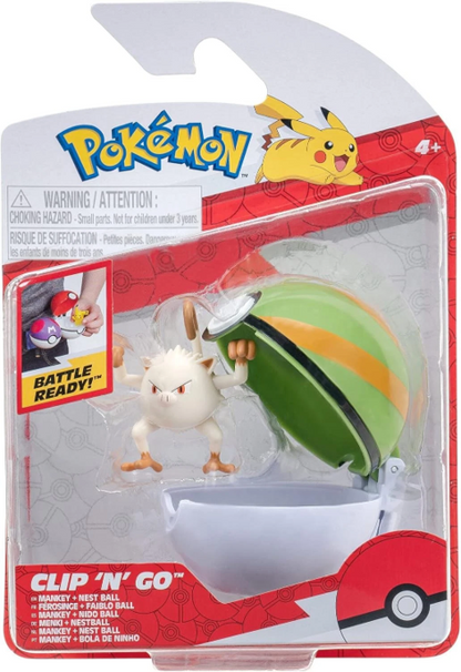 Pokemon Clip N Go: 2-Inch Battle Figure & Poke Ball