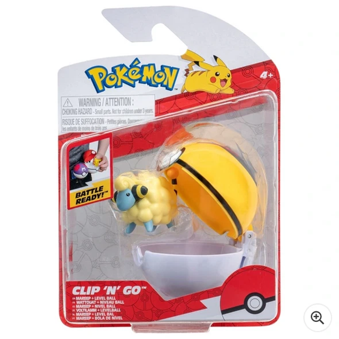Pokemon Clip N Go: 2-Inch Battle Figure & Poke Ball