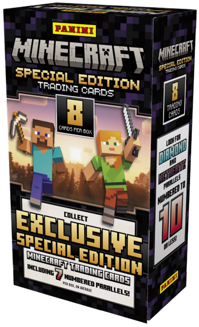 2025 Panini Minecraft Special Edition Hobby Box (8 Cards)