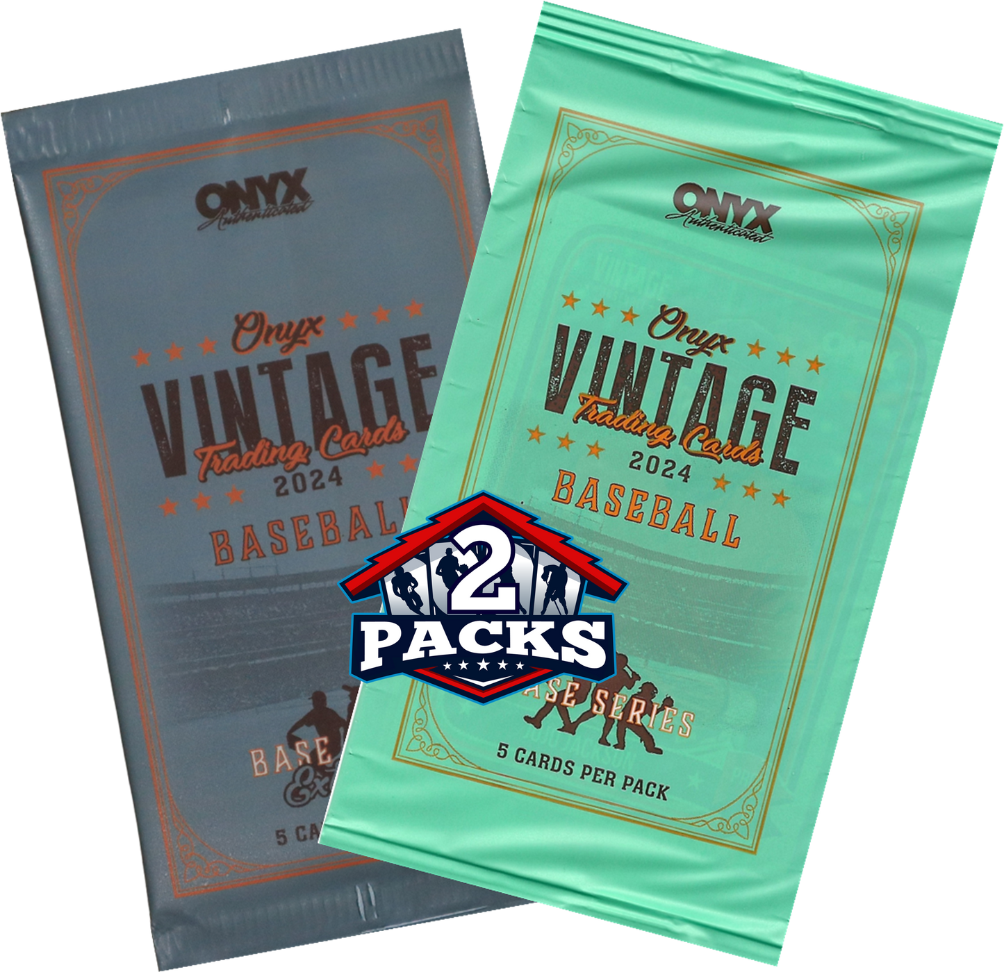 2024 ONYX Vintage Base & Extended Baseball Hobby 2pk (5 Cards each)