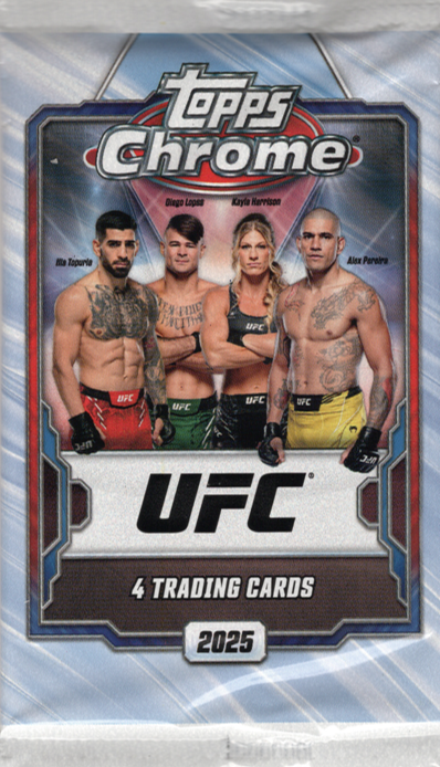 2025 Topps Chrome UFC Blaster Pack (4 Cards)