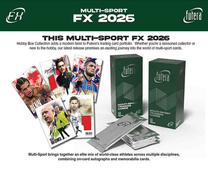 2026 Futera Mult-Sport FX Series 1 Hobby Pack (1 Pack)