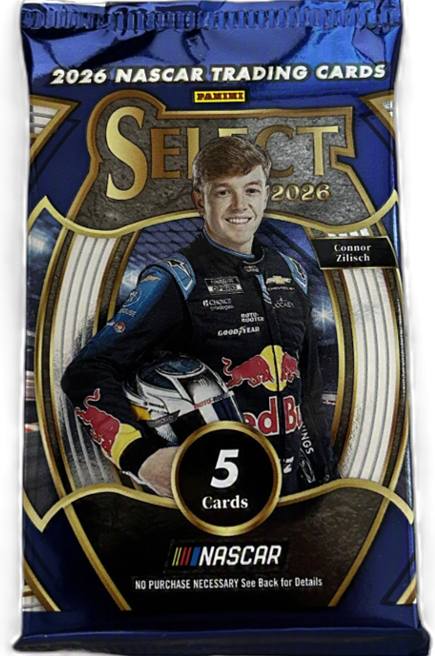 2026 Panini Select Racing Hobby Pack (5 Cards)