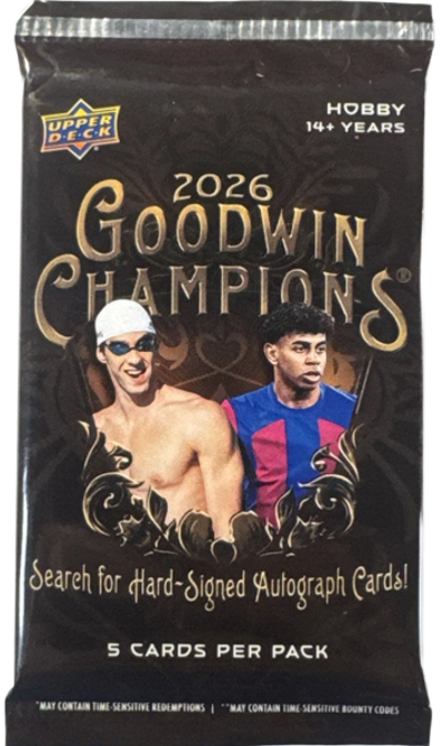 2026 Upper Deck Goodwin Champions Hobby Pack (5 Cards)