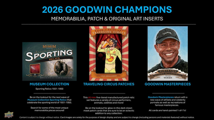 2026 Upper Deck Goodwin Champions Hobby Pack (5 Cards)