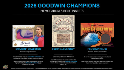 2026 Upper Deck Goodwin Champions Hobby Pack (5 Cards)