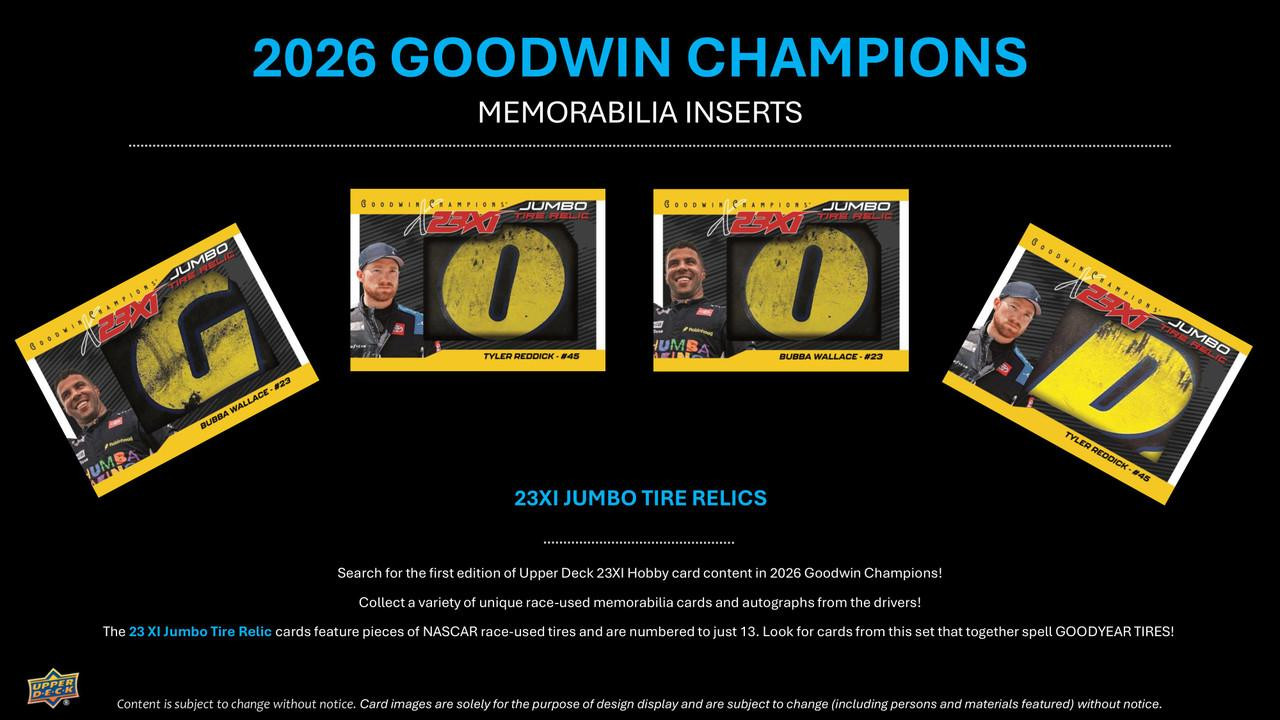 2026 Upper Deck Goodwin Champions Hobby Pack (5 Cards)