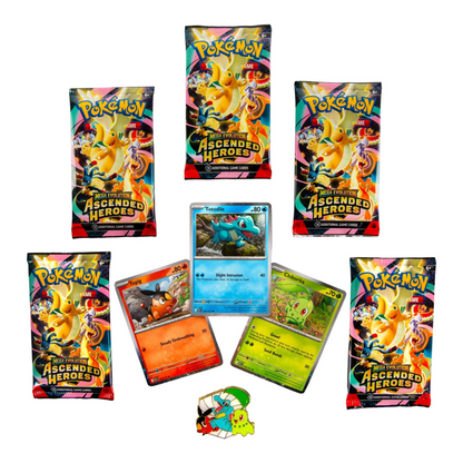 Pokemon: ASCENDED HEROES Deluxe Pin Collection (5 Packs)