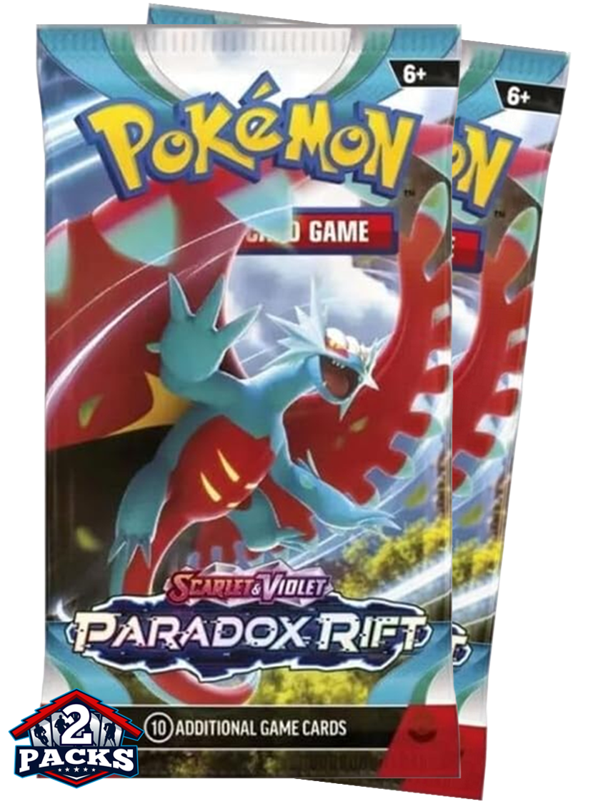 Pokemon Scarlet & Violet: Paradox Rift Booster 2pks (10 Cards Each)