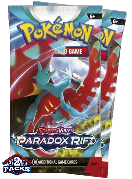 Pokemon Scarlet & Violet: Paradox Rift Booster 2pks (10 Cards Each)